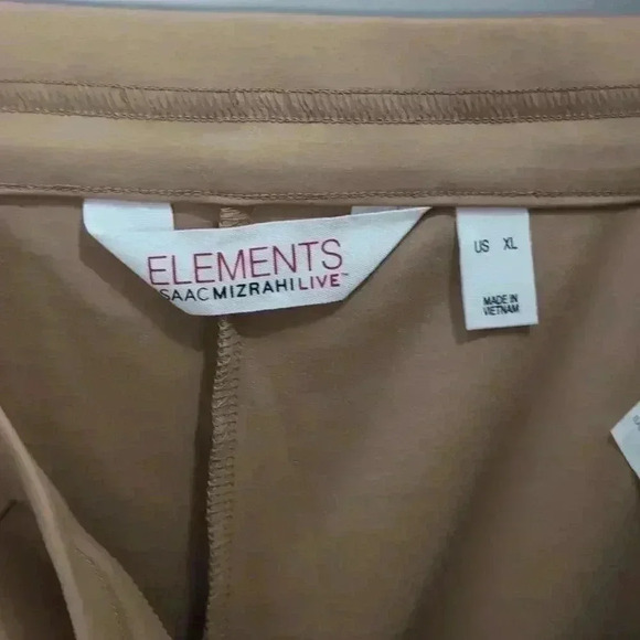 Elements Isaac Mitzrahi Live! Women's Crapped Straight Leg Pants - Picture 7 of 7